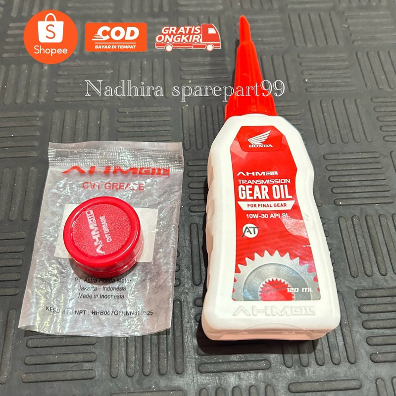 Oli gardan oil gardan+Gemuk CVT Greace Beat scoopy spacy vario 110-125-150-160 Pcx 125-150-160 unive