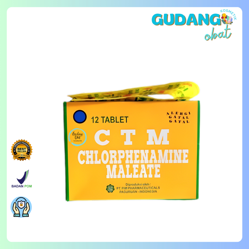 CTM Tablet 12's - Obat Alergi