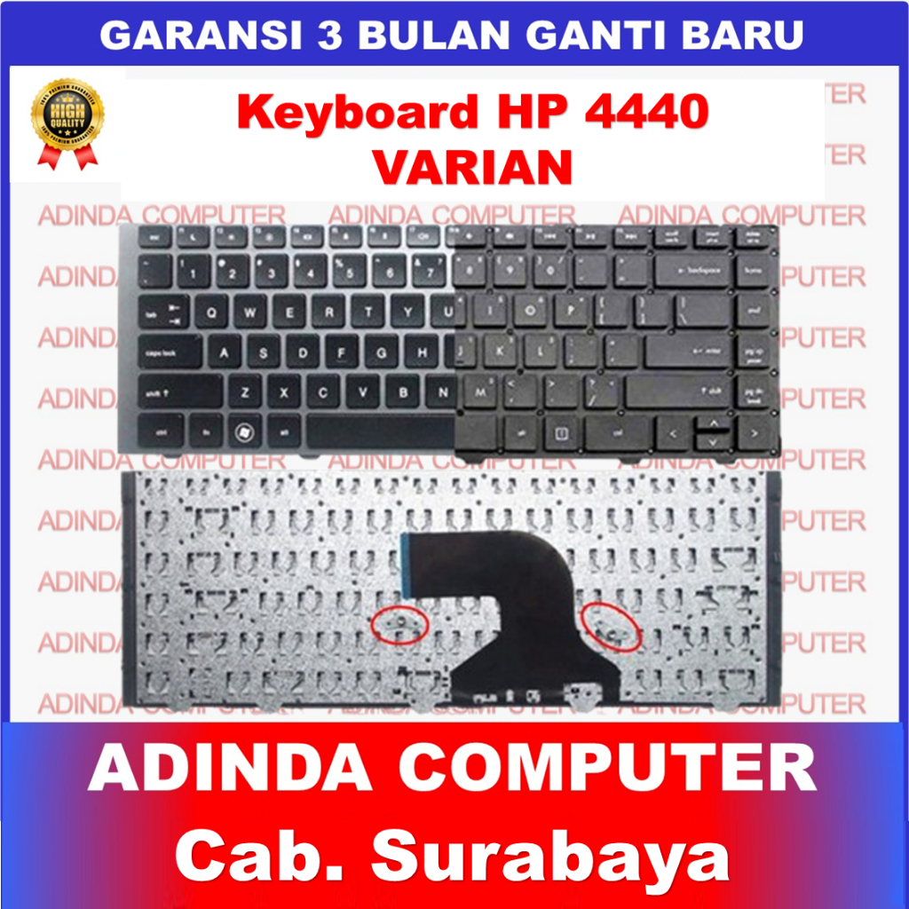 Keyboard HP Probook 4440 4440s 4441 4441s 4445 4445s