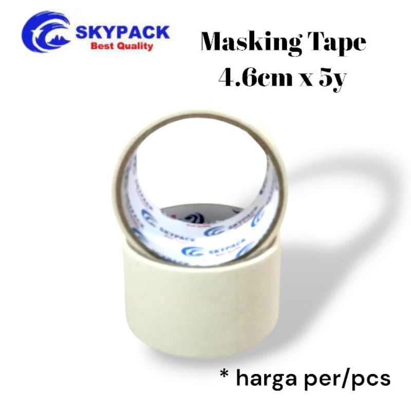 

SKYPACK Masking Tape 4.6cm x 5y Isolasi Kertas 46mm x 5yard