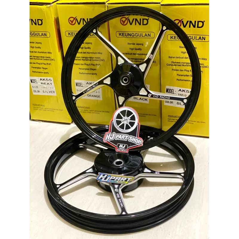 VELG RACING VND AK55 RING 17 VARIO 125/150 VARIO 110 BEAT SCOOPY GENIO VELG VND AK55 VARIO BEAT SCOO