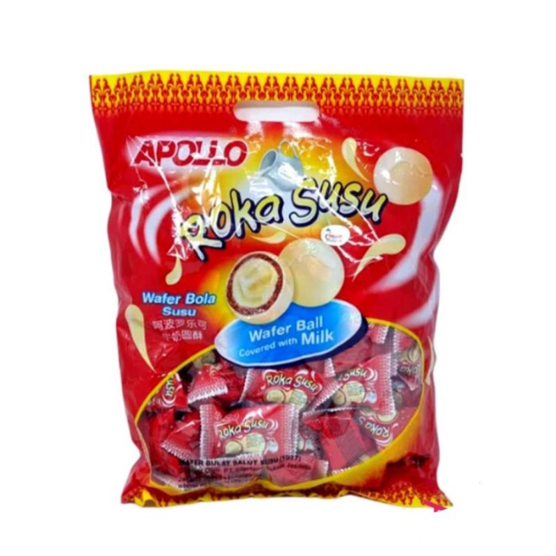 

Wafer Ball with Milk (Roka Susu) isi 5gx50pcs