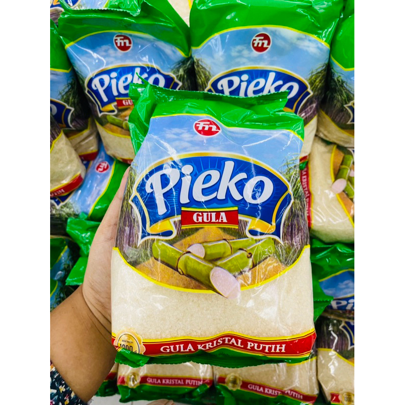 

Gula Pieko 1 Kg. Gula Tebu Kristal Putih Premium Pieko 1kg