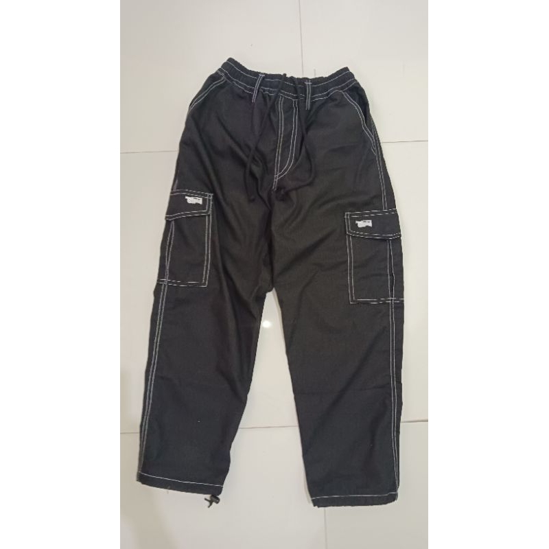 Televisi Star TVX1000 - BAGGY OG CARGO PANTS - BLACK RIPSTOP