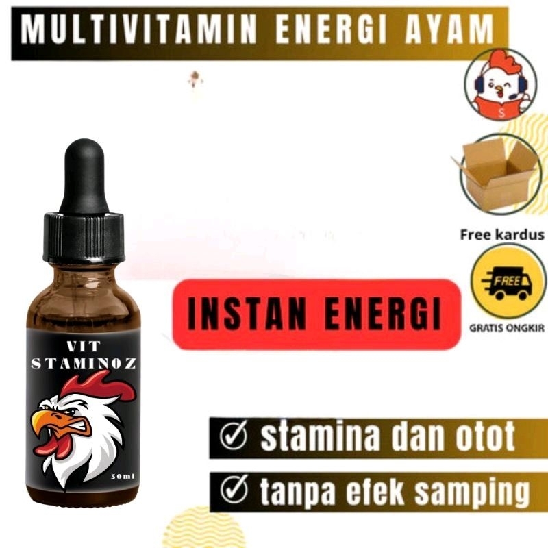 vit staminoz doping ayam ATP full stamina power 30ml DOPING HIGH QUALITY KAMLANG GOLD BASAH,  import