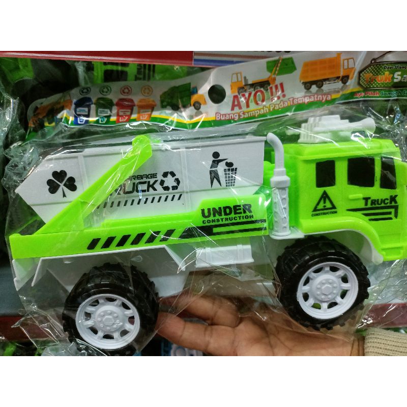 Mainan anak truck Sampah truk pembuang sampah AK 18 (bisa COD)