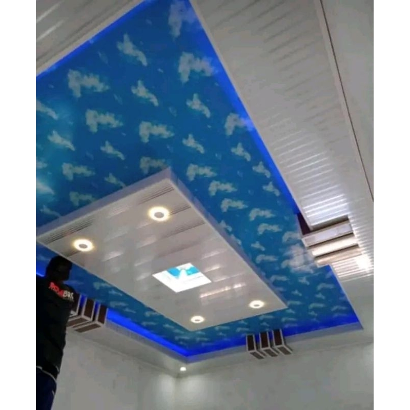 Plafon pvc terpasang