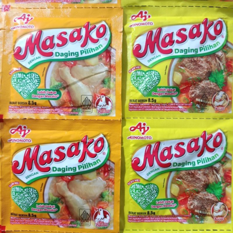 

[1 Renceng / 12 Pcs] Masako Ayam Sapi Penyedap Rasa Makanan