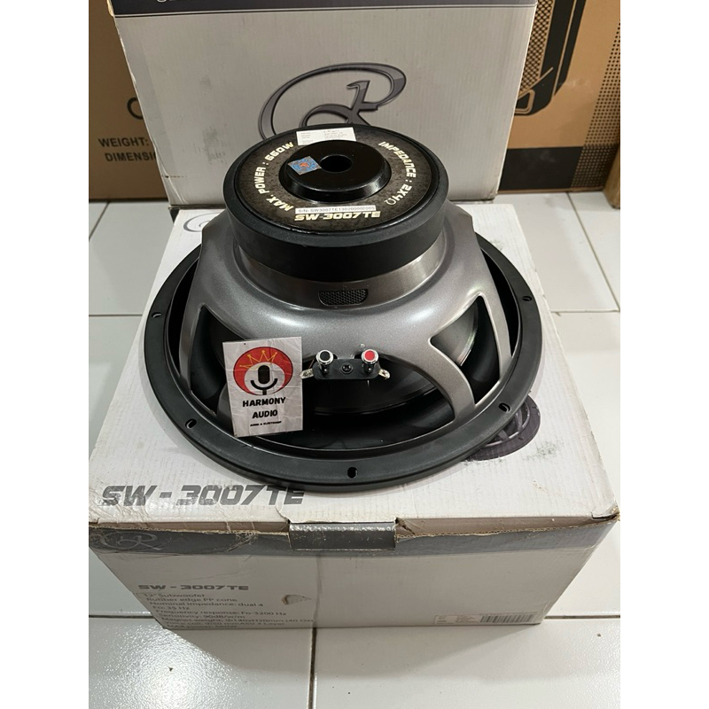 Speaker Rogers SW 3007TE subwoofer double coil cocok untuk audio mobil 12in 12inch 12inci