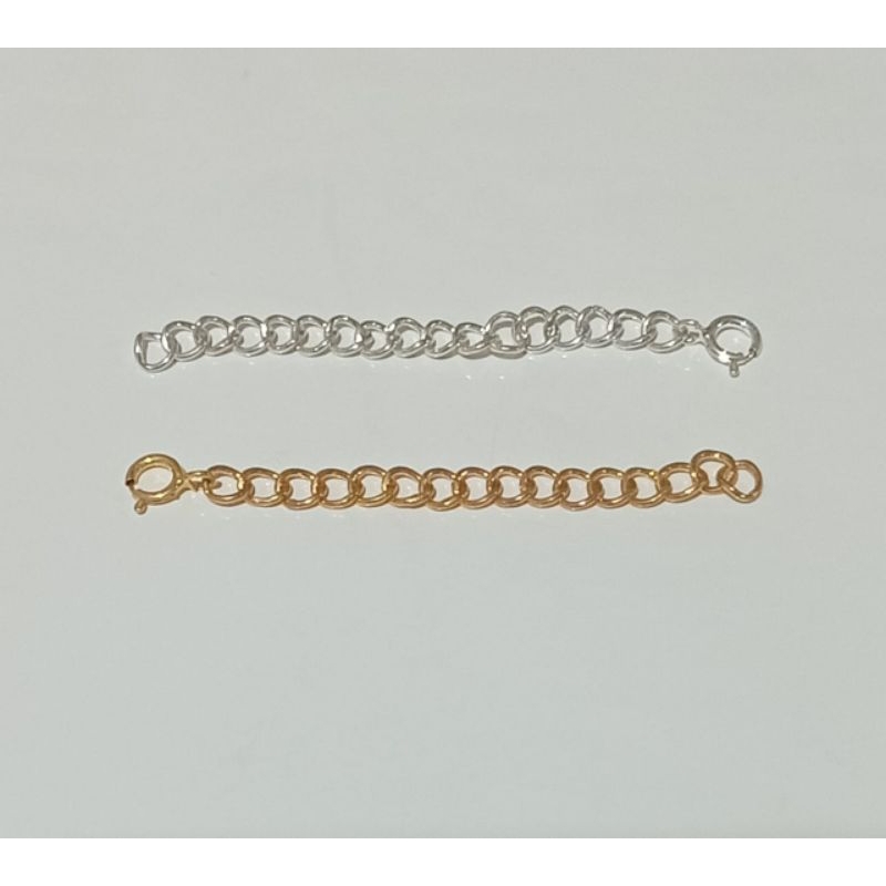 Extension Perak Asli Silver 925 Gelang Dan Kalung