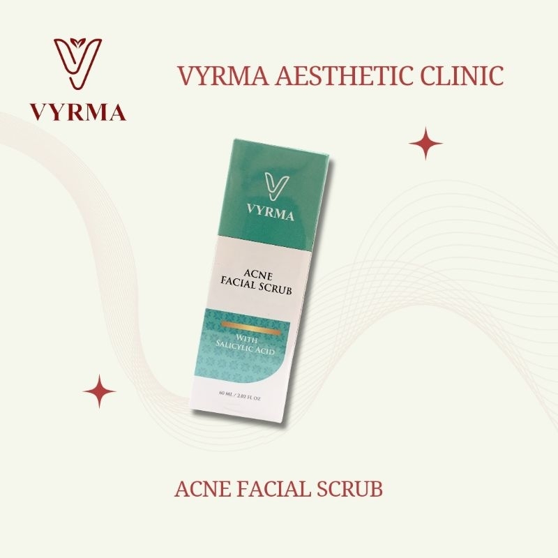VYRMA Acne Facial Scrub Pencuci  Wajah Berjerawat