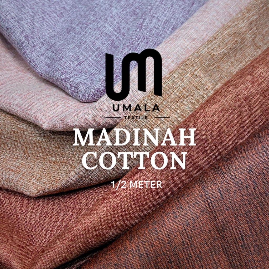 Kain Bahan Katun Adem 5 Meter  Madinah Fodu