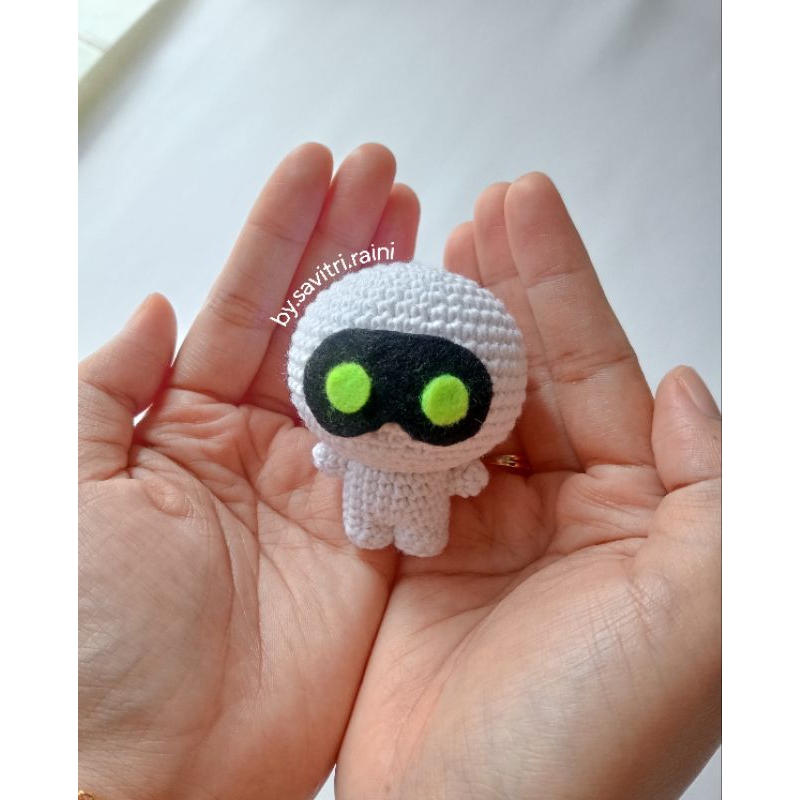 Amigurumi wootteo Kim Seokjin BTS boneka rajut gantungan kunci