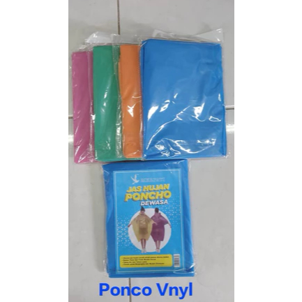 JAS HUJAN PONCO PLASTIK MERPATI- JAS HUJAN PLASTIK TEBAL