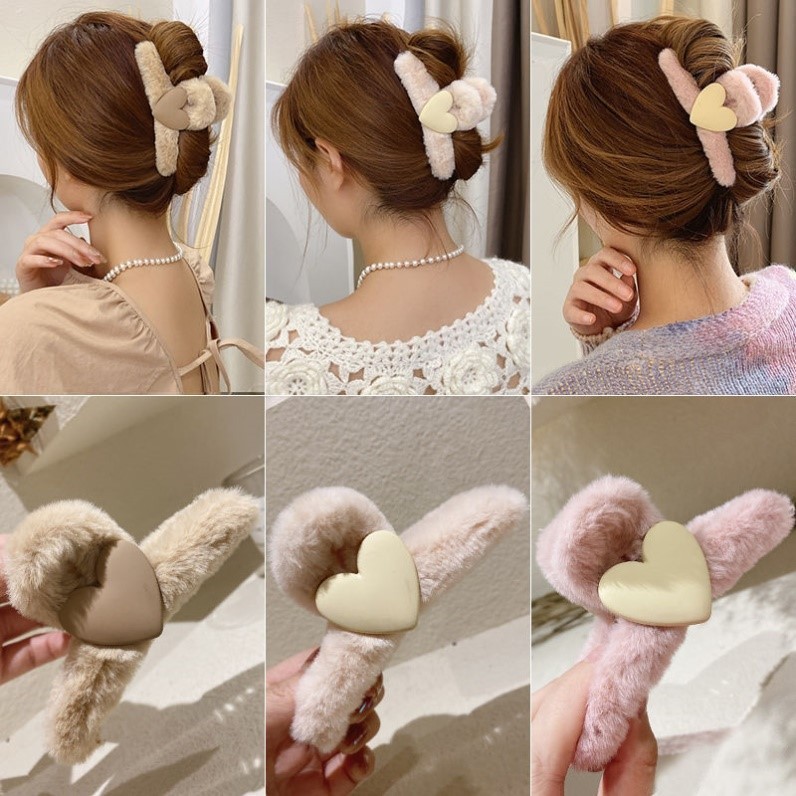 JPBDL~Jepitan Bulu Jedai Rambut Model Love/Korean Style