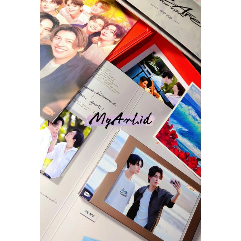 [OFFICIAL] SHARING BOX SET WE ARE THE SERIES MERCH FROM GMMTV - POND PHUWIN, WINNY SATANG, AOU BOOM,