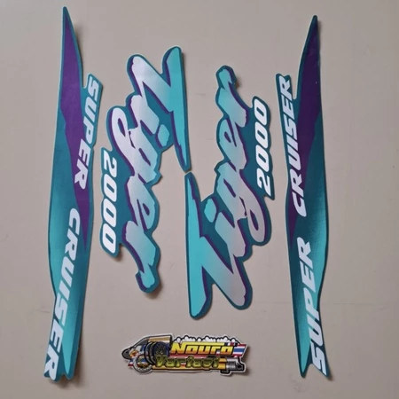 striping honda tiger 2000 kualitas biru ungu termurah
