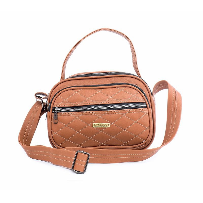 Tas Selempang Kulit Coklat