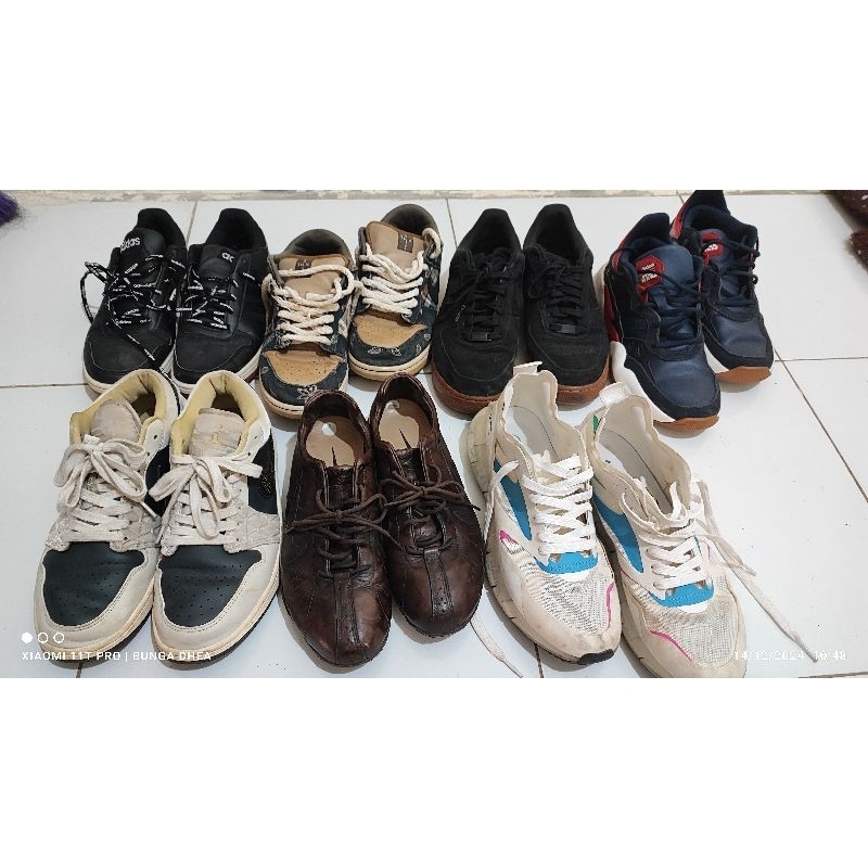 Borongan 7 pcs  sepatu jonggol