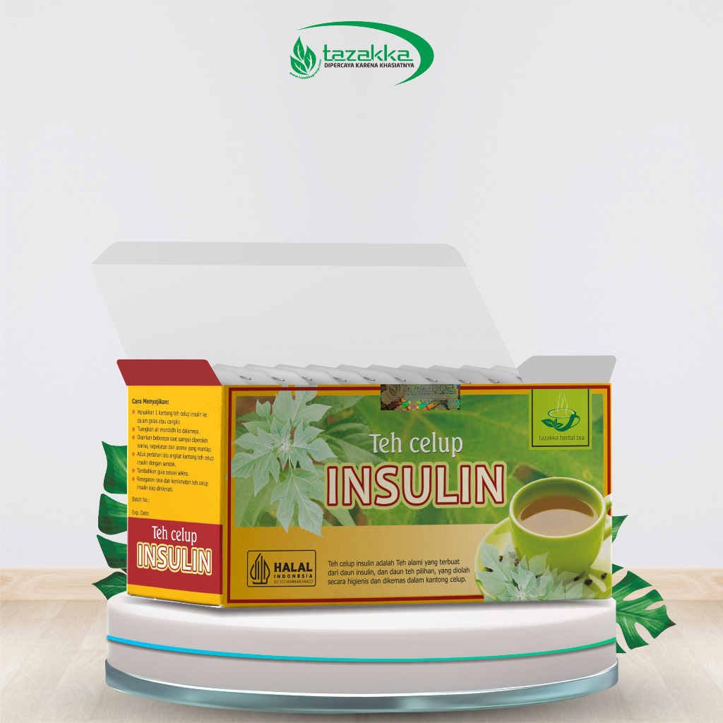 

Teh Celup Daun Insulin Anti Diabetes Herbal Original Tazakka