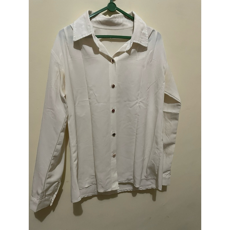PRELOVE BAJU PUTIH KEMEJA WANITA/ BAJU KEMEJA WANITA/ KEMEJA PUTIH WANITA