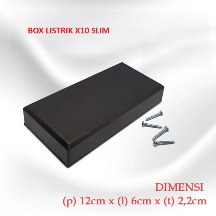 Box X10 SLIM Kotak Casing Plastik UNTUK LISTRIK DAN PERANGKAT ELEKTRONIK LAINNYAX10 SLIM