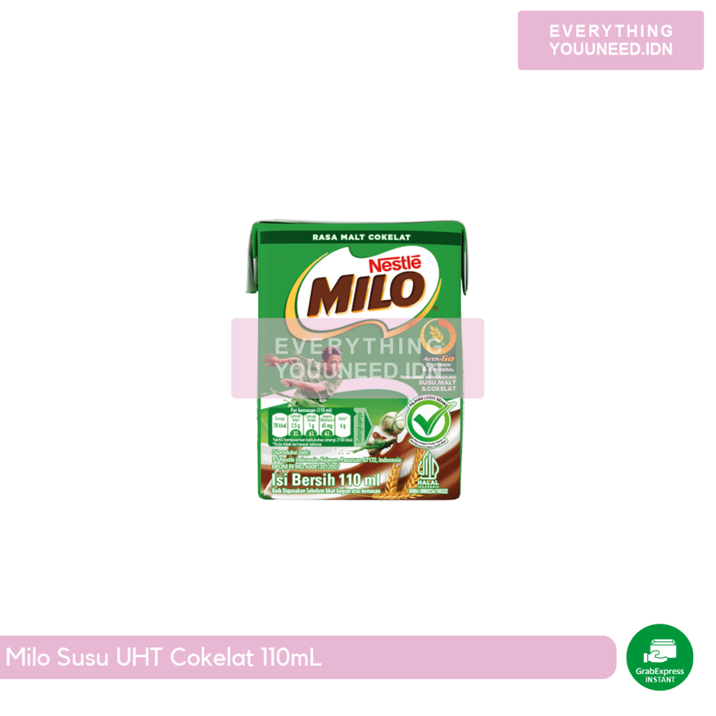 

Milo Susu UHT Cokelat 110mL