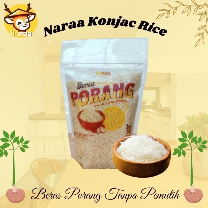 

Beras Porang Sehat 1kg, Beras porang rendah kalori