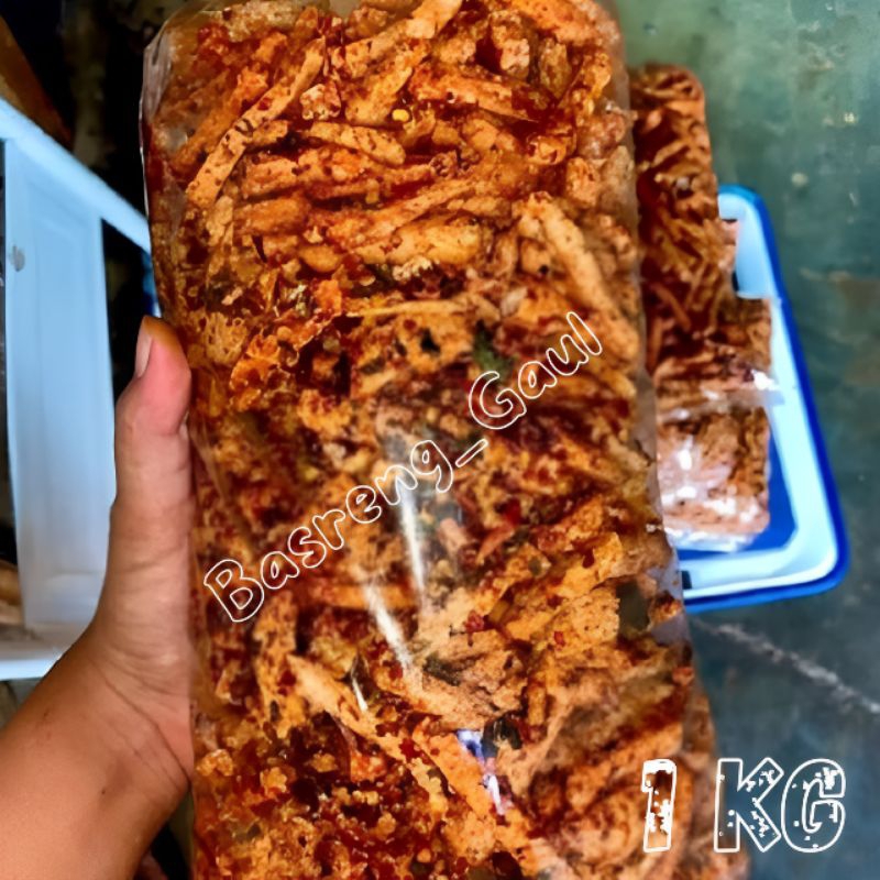 

Stik basreng pedas daun jeruk / baso goreng viral isi 1kg