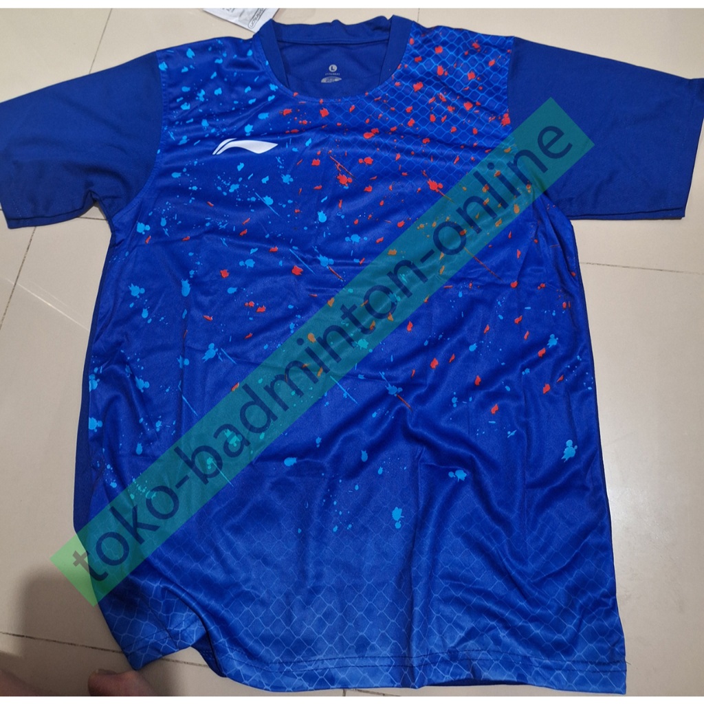 ATASAN KAOS BAJU BADMINTON LINING LI-NING BARU UKURAN L