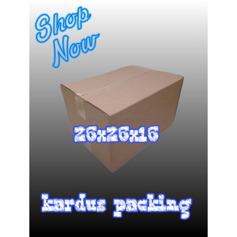 

kardus packing 26x26x16 kardus packing kardus besar