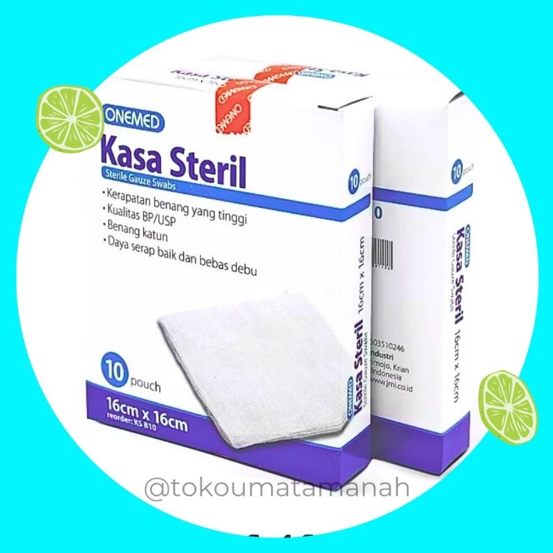 Cod Kasa steril, Kasa Steril Bayi, kasa steril untuk luka operasi, Kasa steril onemed, Kasa steril 1
