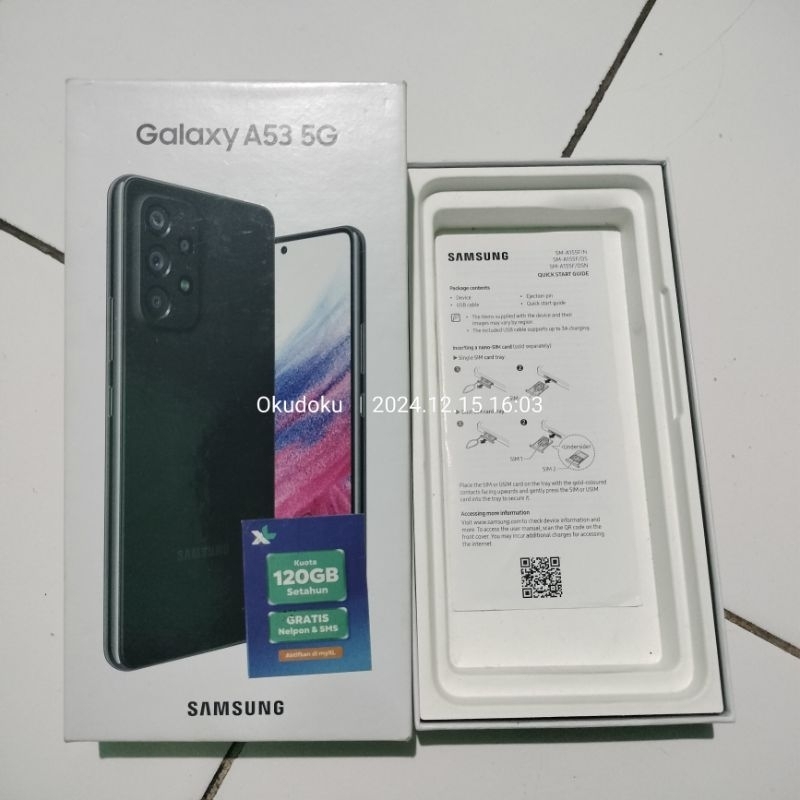 Dus Box Samsung Galaxy A53 5G Original Copotan