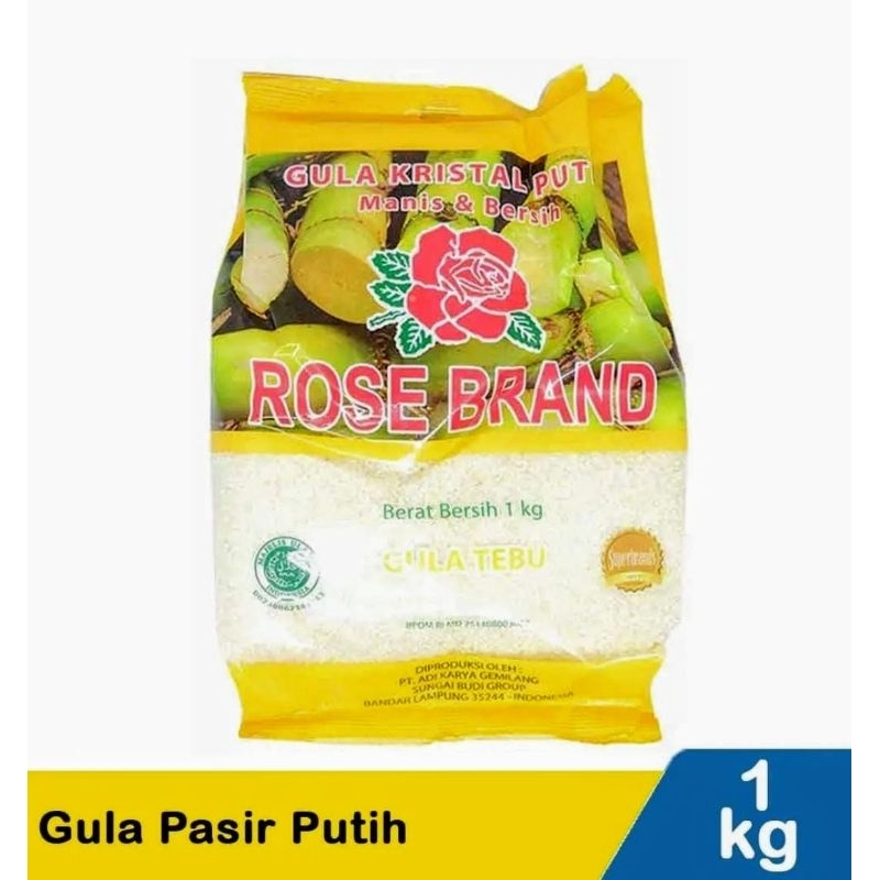 

Rose Brand Gula Pasir Kuning 1kg