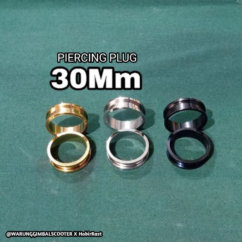 PIERCING PLUG TITANIUM 30mm 1PC