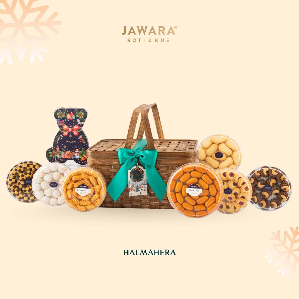 

Halmahera | Jawara Roti & Kue | Hampers Natal - Free Greeting Card