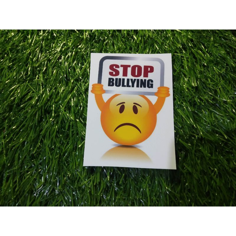 

stiker vinyl stop bullying