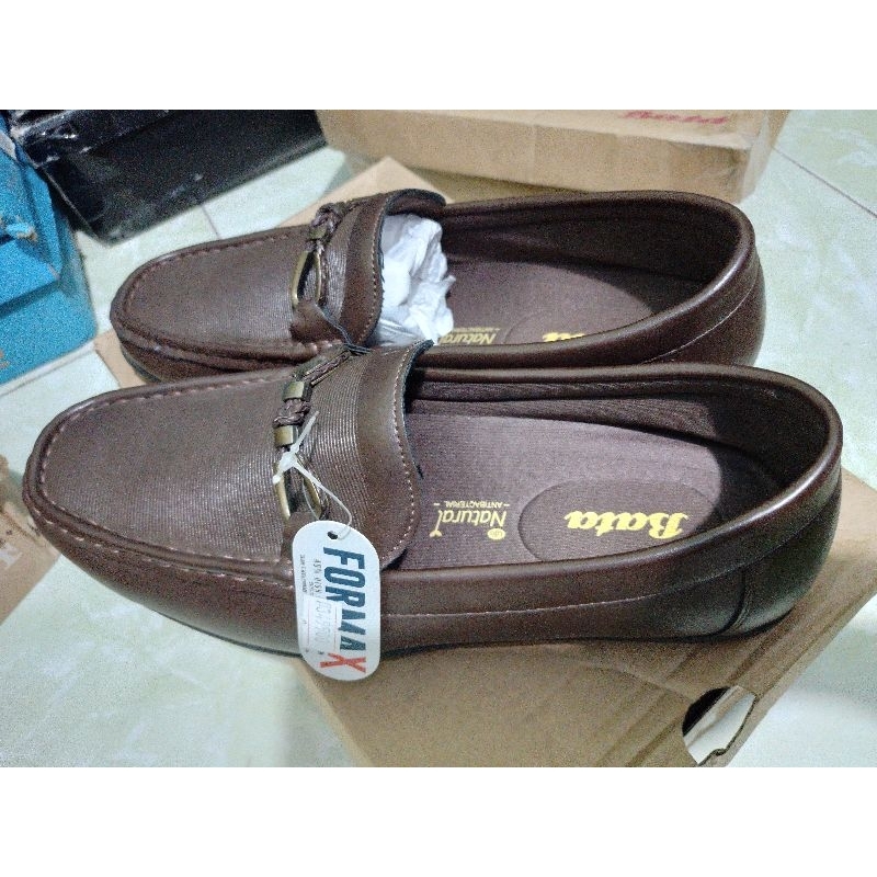 Sepatu Formal Pantofel Pria / Sepatu Moccasin Pria BATA Original