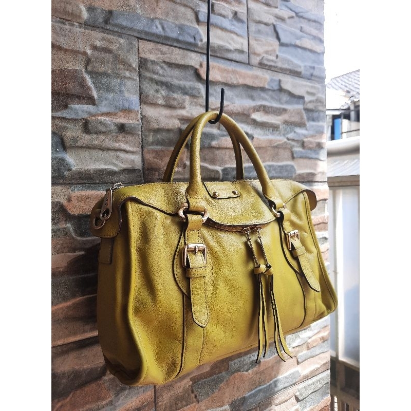 Tenteng Hijau GILLIVO - TAS PRELOVED BRANDED ORIGINAL