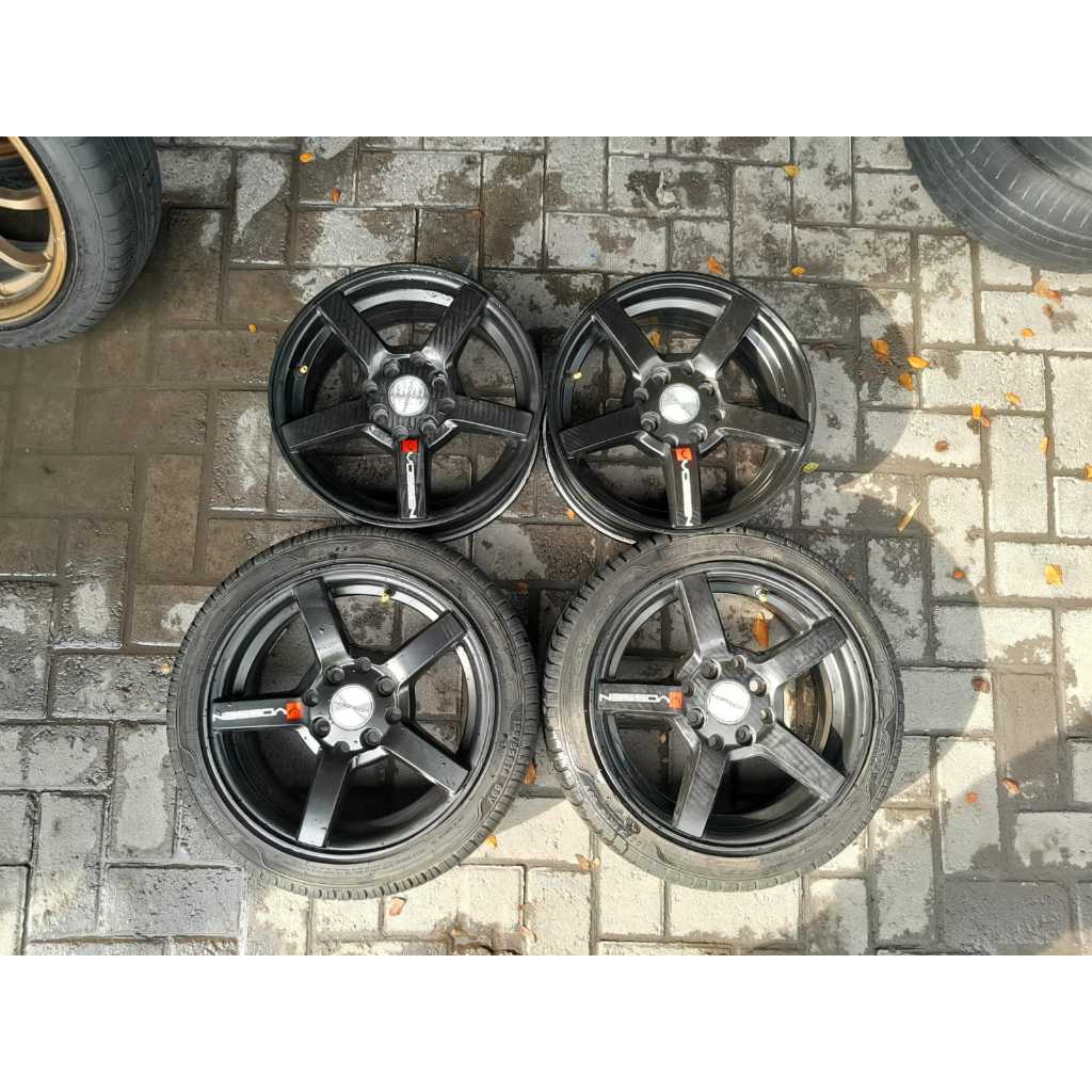 Velg Ring 14 Lebar 6 VOSSEN Baut 4 Murah R14 Mobil Wuling EV Karimun Agya Ayla Dll