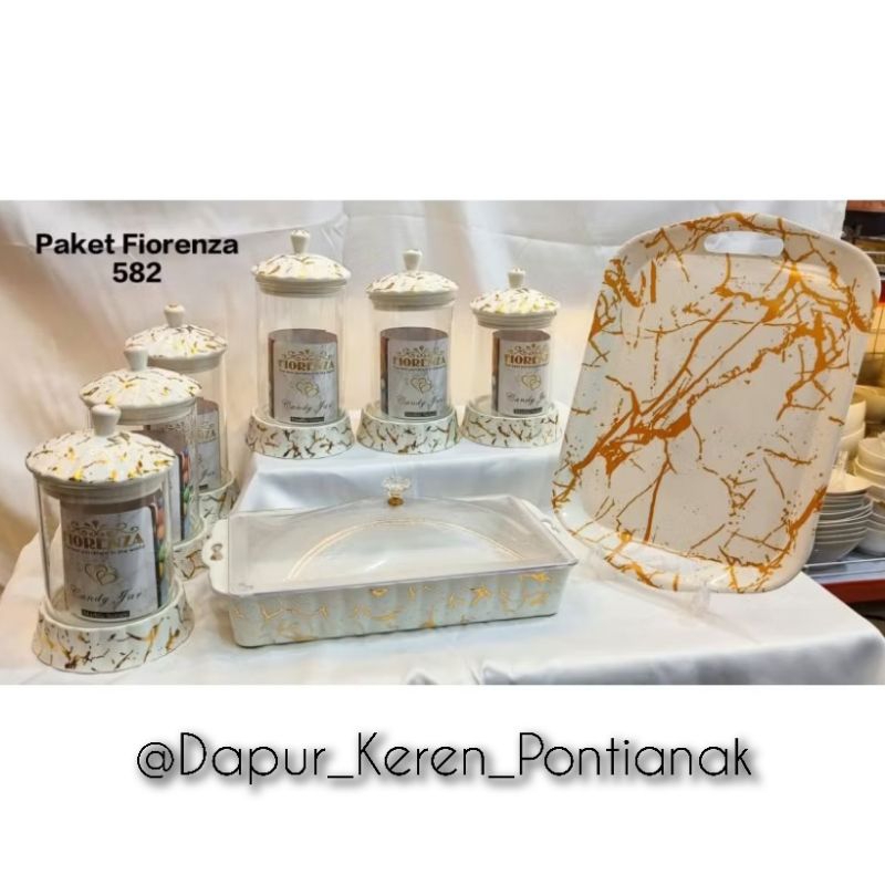 Set Fiorenza Marmer Putih
