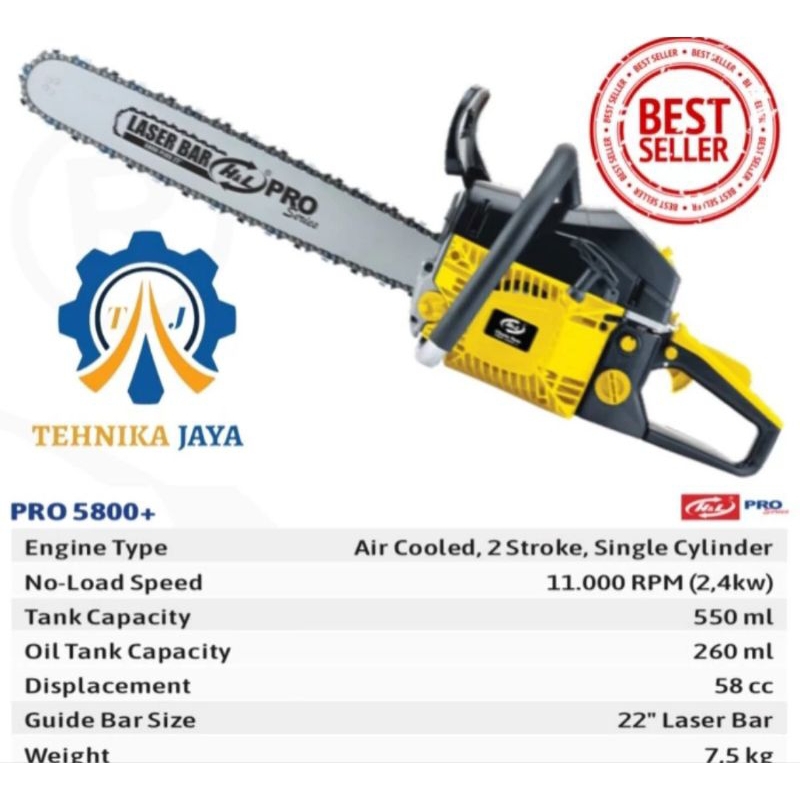 CHAINSAW H&L PRO 5800 NEW