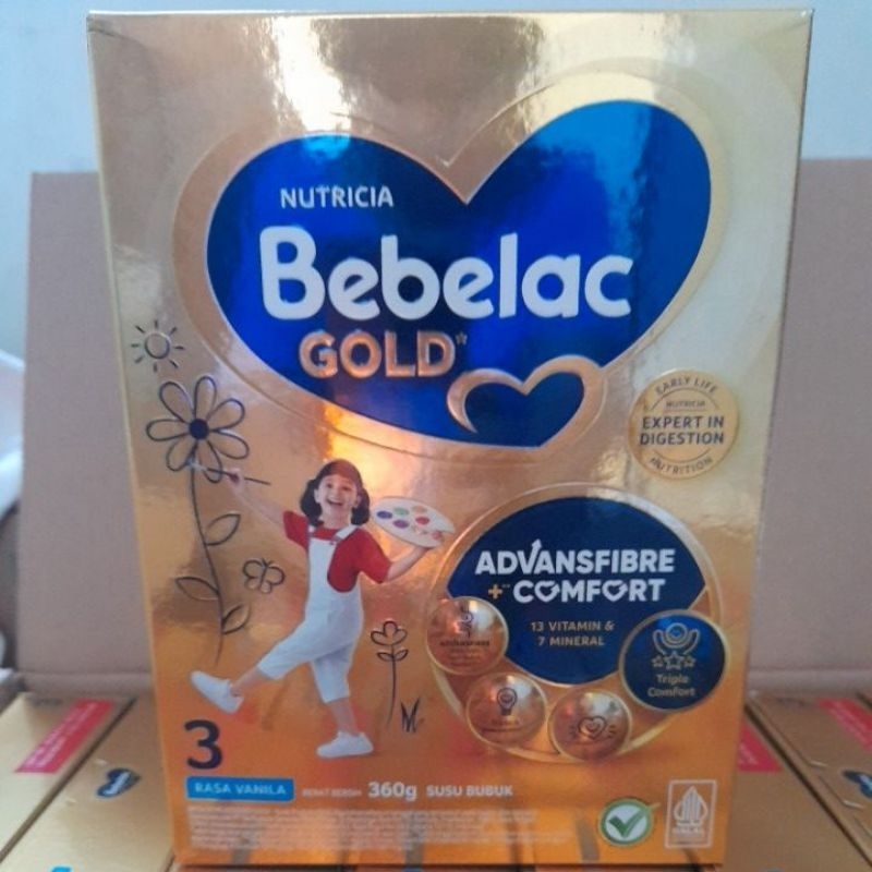 

Bebelac Gold 3 Rasa Vanila 360g (advansfibre+comfort)