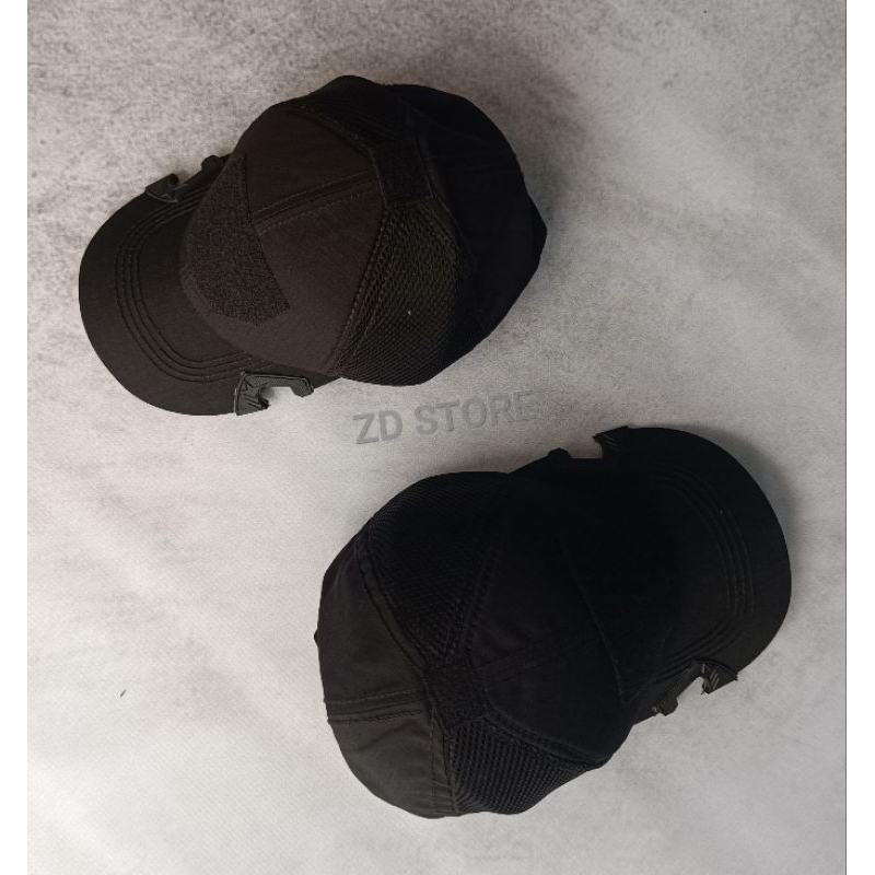 Topi Tactical Coak Polos PREMIUM/Topi Tactical Punisher Polos HITAM