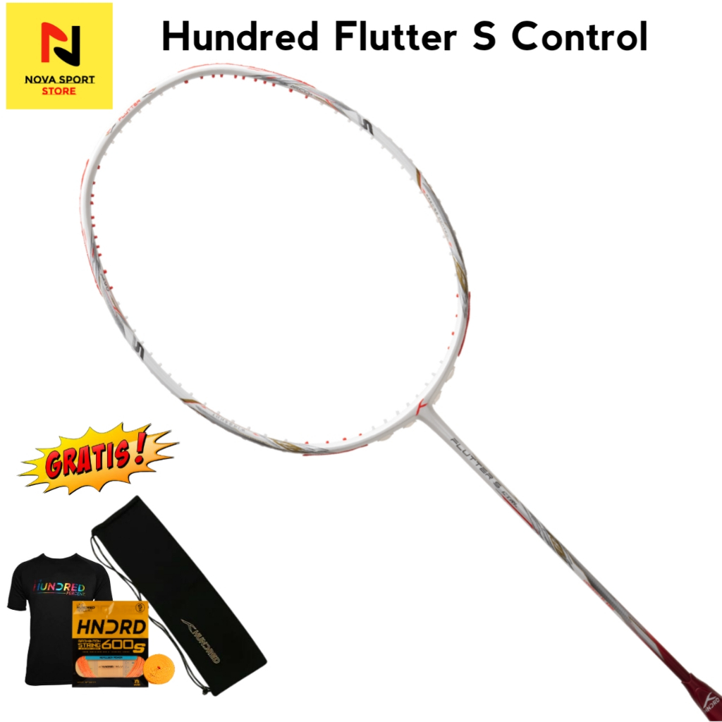 Hundred Raket Badminton Flutter S Control