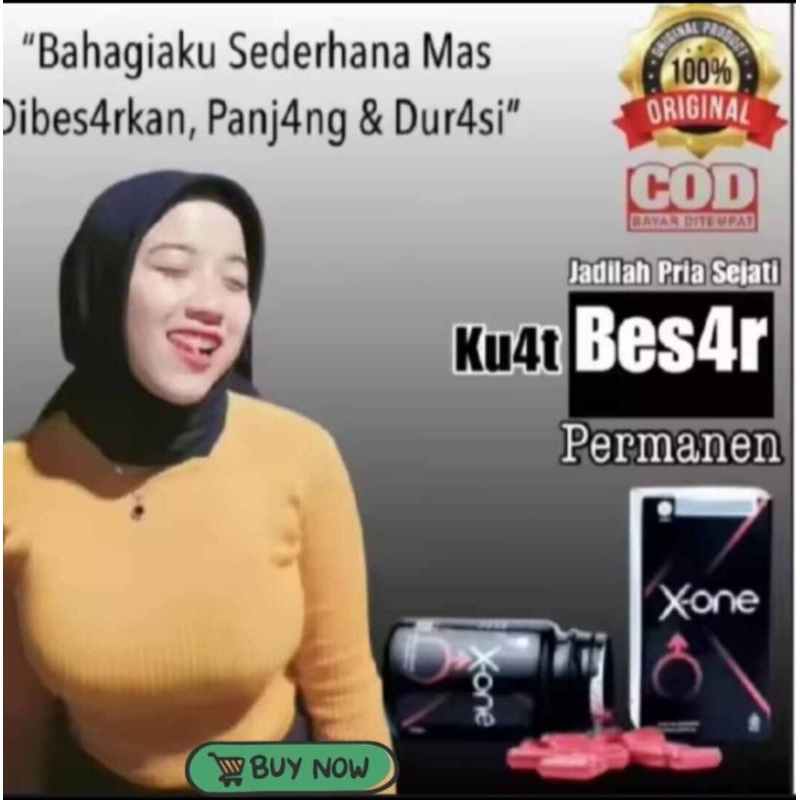 X-one suplemen herbal penguat dan pembesar mr.p permanen original BPOM 100%