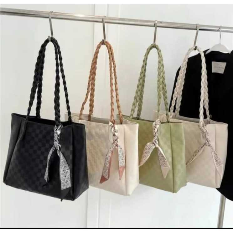 Tas Tote bag wanita - Tas Bahu wanita kuliah kerja liburan - tote bag wanita elegan - Tas Korea 2023