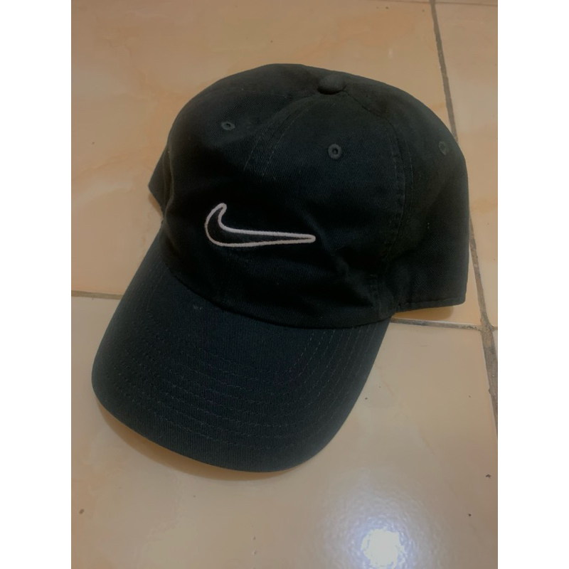 Topi Baseball Hitam Nike Original