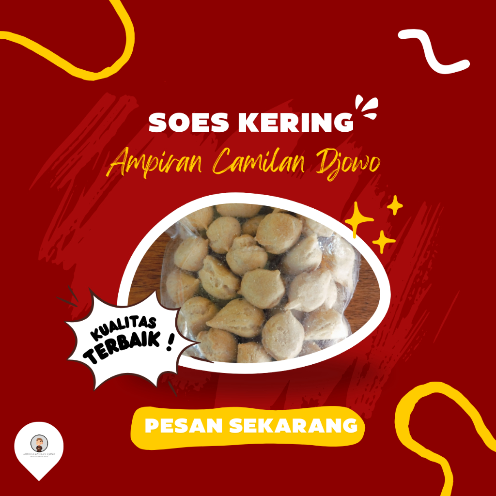 

Soes Kering KEJU SPESIAL 115 gr - Ampiran Camilan Djowo