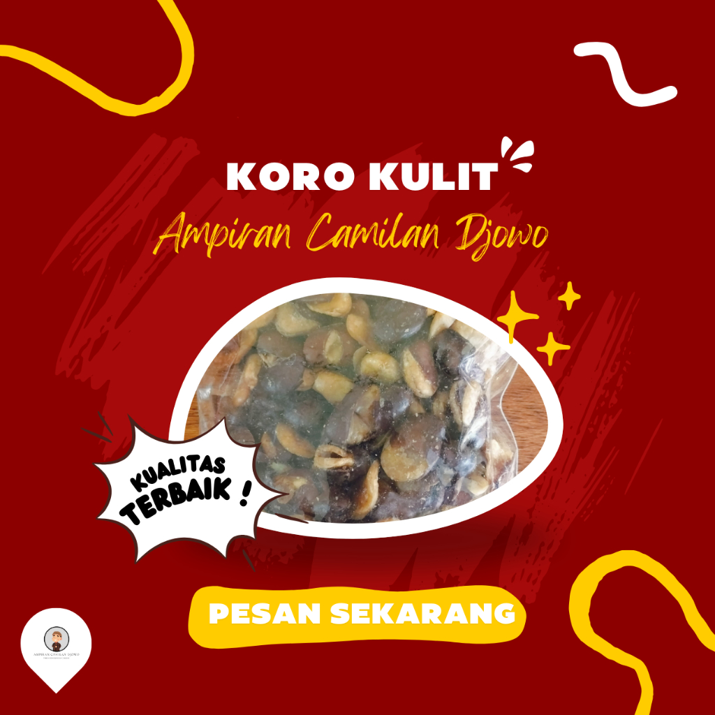 

kacang koro kulit / Kacang Koro Kulit Koro Kupas Halal Premium - Ampiran Camilan Djowo